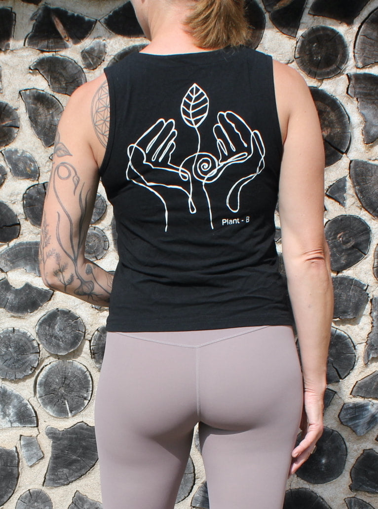 Bamboo Tank Top with Origins Print