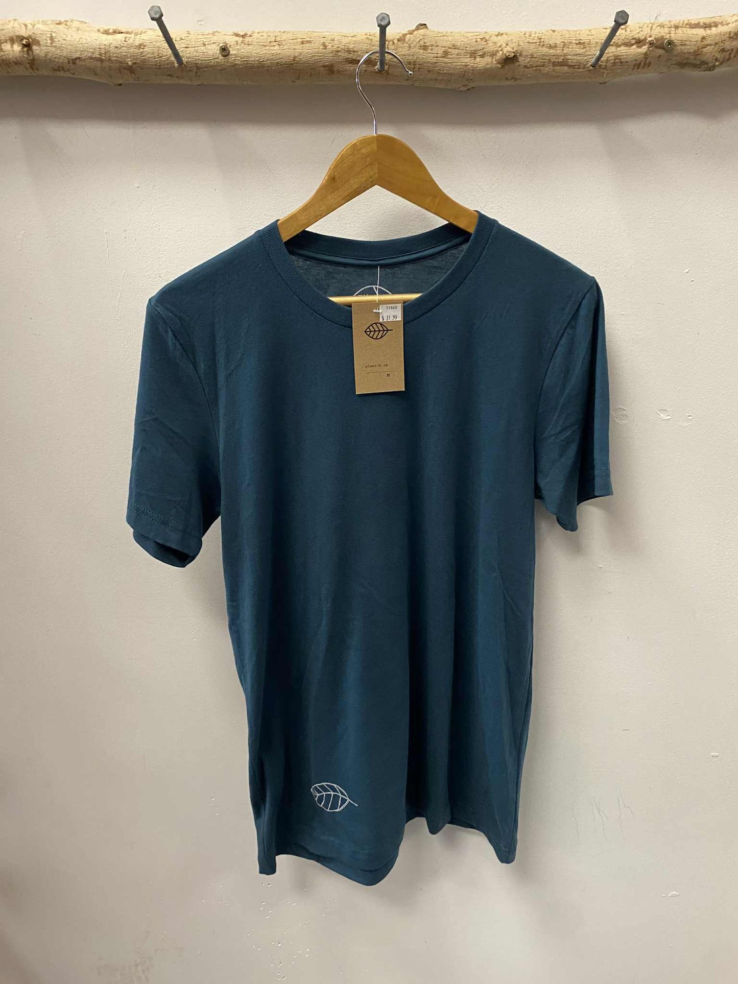 Short sleeve tee in deep teal